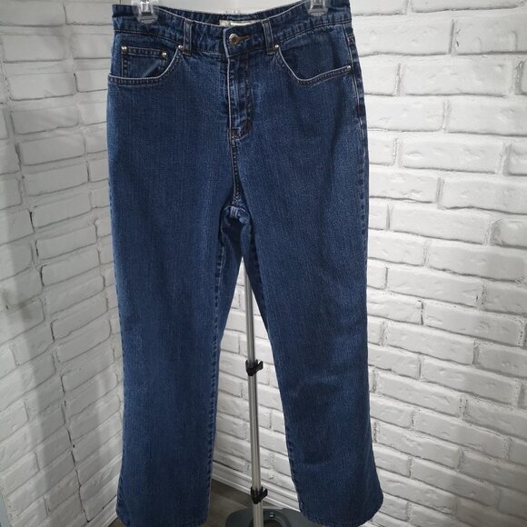 Wind River Ladies Fleece Lined Medium Wash Classic Fit Blue Jeans - Picture 1 of 13